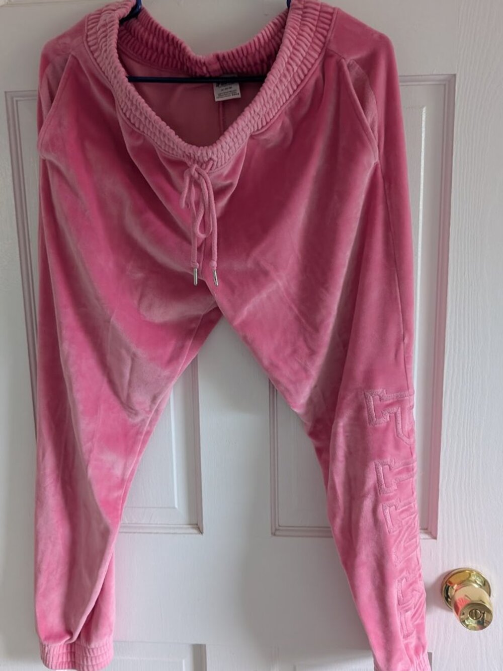 91.💖 Victoria’s Secret PINK Velour Jogger Pants — Size M 💖